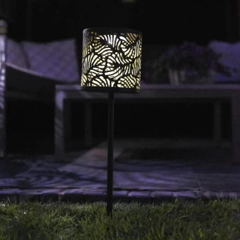 Solar LED Garden Stick Light Forest - Black - Luxform