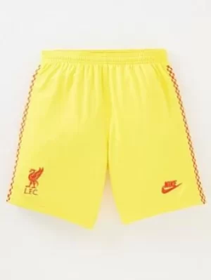 Nike Liverpool Fc 3rd Junior 21/22short, Yellow, Size S