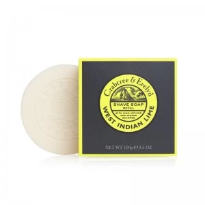 Crabtree & Evelyn West Indian Lime Shave Soap 100g