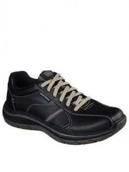 Skechers 2.0 Belfair Lace Up Shoe - Black, Size 8, Men