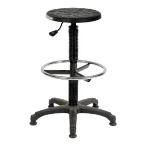 Deluxe Polly Draughtsman Stool with Fixed Ring