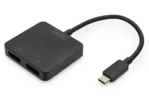 Digitus 2-Port MST Video Hub (USB-C -> 2x DisplayPort)