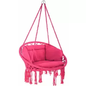 Hanging chair Grazia - garden swing seat, hanging egg chair, garden swing chair - pink - pink