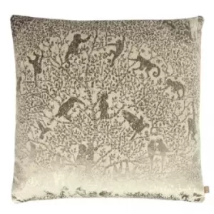 Kai Tilia Jacquard Square Cushion Cover (One Size) (Clay)