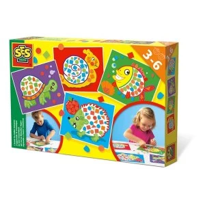 SES Creative - Childrens I Learn to Make Mosaics Set 3-6 Years (Multi-colour)