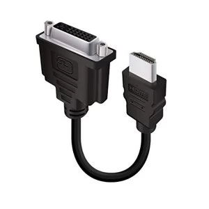 ALOGIC DVI-D (Male) to HDMI (Female) Adapter Cable ? 15CM