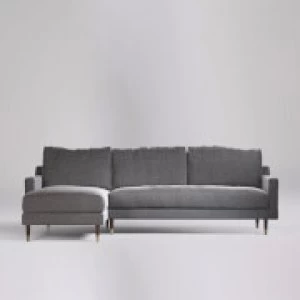 Swoon Reiti Smart Wool Corner Sofa - Left Hand Side - Corner Sofa - Pepper