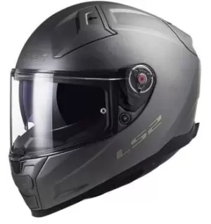 LS2 Ff811 Vector Ii Solid Matt Titanium Full Face Helmet 2XL