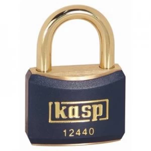 Kasp K12440BLUD Padlock 40 mm Gold yellow Key