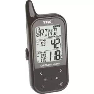TFA Dostmann 14.1511.01 BBQ thermometer Alarm, Corded probe, Oven and core temperature
