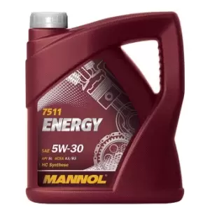 MANNOL Engine oil 5W-30, Capacity: 4l, Part Synthetic Oil MN7511-4