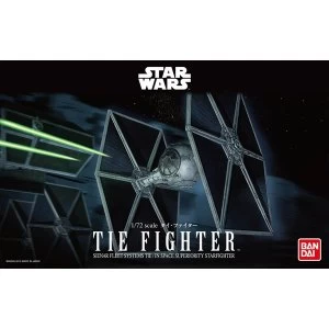 TIE Fighter (Star Wars) Bandai Revell 1:72 Model Kit