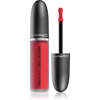 MAC Cosmetics Powder Kiss Liquid Lipcolour Liquid Matte Lipstick Shade Ruby Boo 5ml