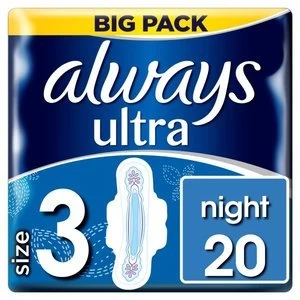 Always Ultra Night Duo Pack Sanitary Pad Multipack