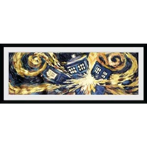 Doctor Who Exploding Tardis Framed Collector Print
