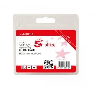 5 Star Office HP 903 Black Ink Cartridge