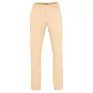 Asquith & Fox Mens Slim Fit Cotton Chino Trousers (SR) (Natural)