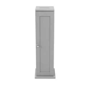 Rimini Grey Toilet Roll Cabinet Grey