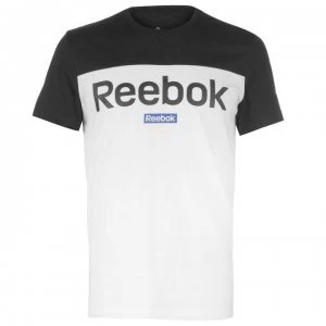 Reebok BL Short Sleeve T Shirt Mens - Black