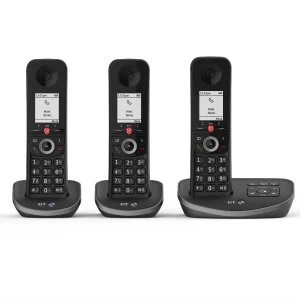 BT Advanced Cordless Home Phone with Nuisance Call Blocking and Answering Machine - Trio