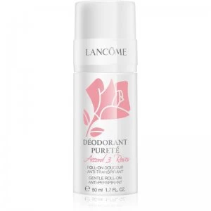 Lancome Accord 3 Roses Deodorant Purete Roll-On Deodorant for Sensitive Skin 50ml