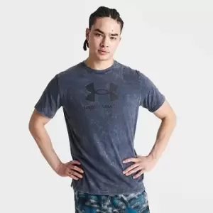 Mens Under Armour Wash Tonal Sportstyle T-Shirt