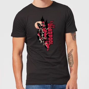 Marvel Deadpool Lady Deadpool Mens T-Shirt - Black - 5XL