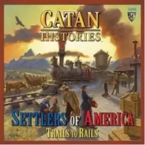 Catan Histories Settlers of America Trails to Rails Board Game