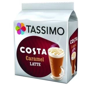 Tassimo Costa Caramel Latte Coffee Pods Pack of 40 4031637