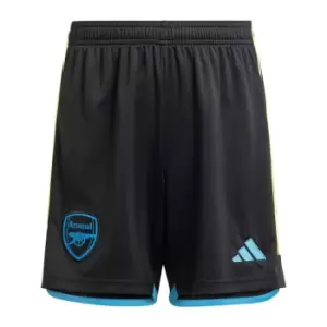 adidas Arsenal Away Shorts 2023 2024 Junior - Black