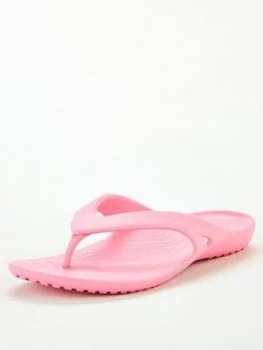Crocs Kadee Flip Flop - Pink, Size 4, Women