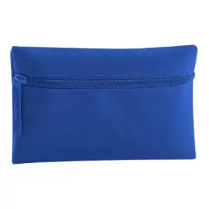 Quadra Classic Zip Up Pencil Case (Pack of 2) (One Size) (Bright Royal)
