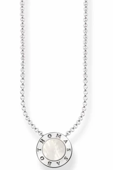Ladies Thomas Sabo Sterling Silver Glam & Soul Classic White Necklace KE1492-029-14-L45V