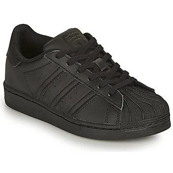 adidas SUPERSTAR C boys's Childrens Shoes Trainers in Black
