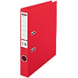 Rexel Choices Lever Arch File 50 mm Polypropylene 2 ring Red