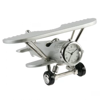 WILLIAM WIDDOP Miniature Clock - Bi-Plane