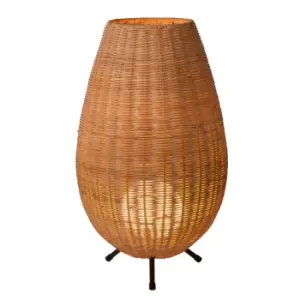 Colin Cottage Table Lamp - Ø30cm - 1xG9 - Light Wood