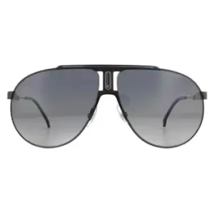 Carrera Aviator Dark Ruthenium Grey Grey Polarized Sunglasses
