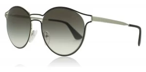 Prada Cinema Sunglasses Black Silver 1AB0A7 53mm