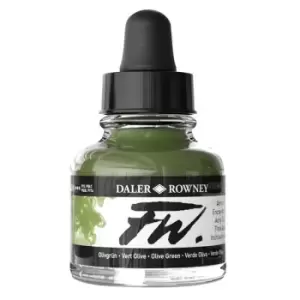 Daler-Rowney FW Artists Acrylic Ink 29.5ml Olive Green