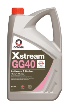 Xstream GG40 Antifreeze & Coolant - Ready To Use - 5 Litre XSGG40M5L COMMA