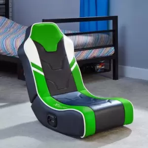 X Rocker Shadow 2.0 Floor Rocker Gaming Chair - Green