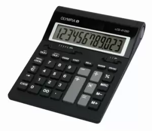 Olympia LCD 612 SD calculator Desktop Basic Black
