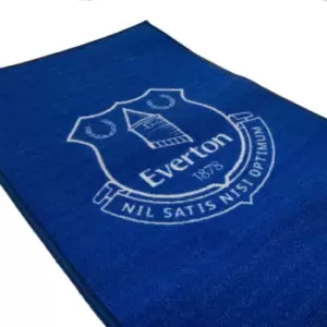 Everton FC Rug (One Size) (Blue)