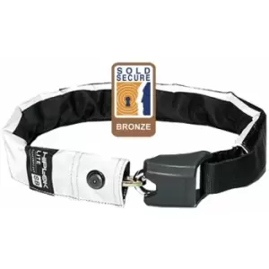 Hiplok Lite Wearable Chain Lock 6Mm X 75Cm - Waist 24-44 Inches (Bronze Sold Secure) High Visibility: Hi-Viz 6Mm X 75Cm - Hllt1Sb