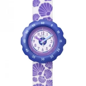 Childrens Flik Flak Soft Purple Watch