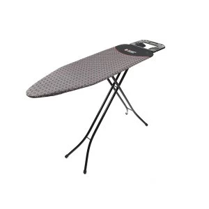 Russell Hobbs 122 x 38cm Ironing Board with Jumbo Rest - Black