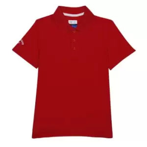 Callaway Solid Polo Shirt Junior Boys - Red