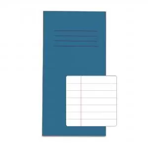 RHINO 8 x 4 Exercise Book 32 Pages 16 Leaf Light Blue 12mm Lined