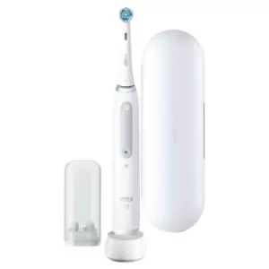 Oral B Oral-b iO4 Electric Toothbrush with Travel Case and Refill Holder - White